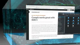 Compiz screenshot