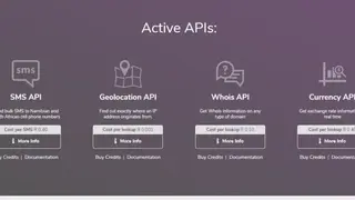 Complete API screenshot