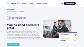 Compliance by MAPAL screenshot