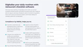 Compliance by MAPAL screenshot