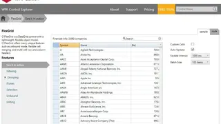 ComponentOne screenshot