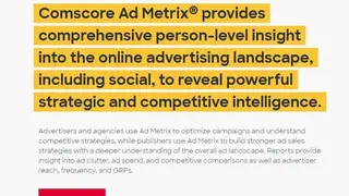 Comscore Ad Metrix screenshot