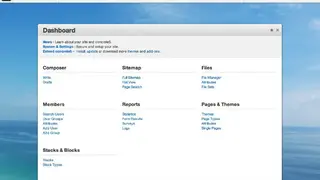 Concrete CMS screenshot