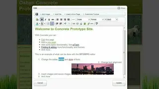 Concrete5 screenshot