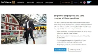 Concur Travel and Expense screenshot