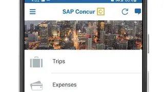 Concur Travel and Expense screenshot