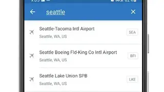 Concur Travel and Expense screenshot