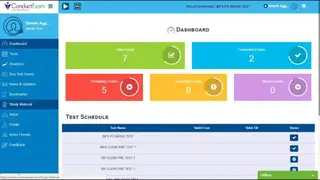 Conduct Exam screenshot