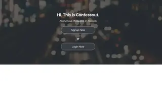 Confessout screenshot