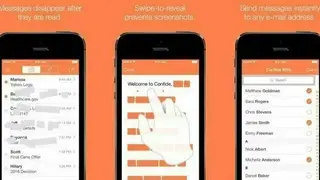 Confide screenshot