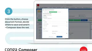 Conga Document Generation screenshot