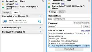 Connectify Hotspot screenshot