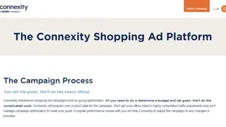 Connexity Shopping Ad Platform screenshot