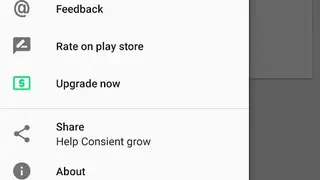 Conscient screenshot