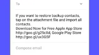 Contact Backup by Techlogix screenshot
