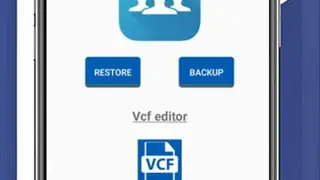 Contacts backup and restore screenshot