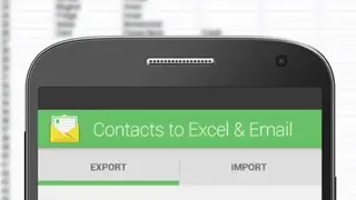 Contacts Backup — Excel & Email screenshot