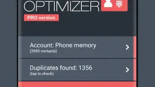 Contacts Optimizer screenshot