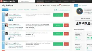 Contactually screenshot