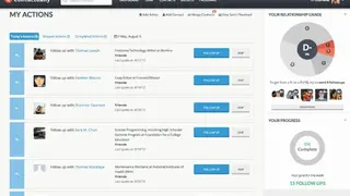 Contactually screenshot
