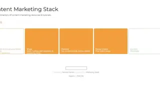 Content Marketing Stack screenshot