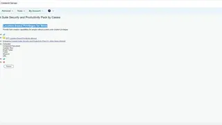 Content Suite Security and Productivity Pack screenshot
