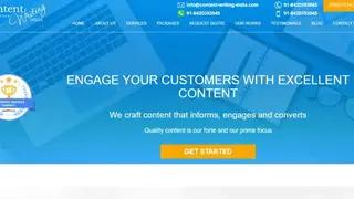 Content Writing India screenshot
