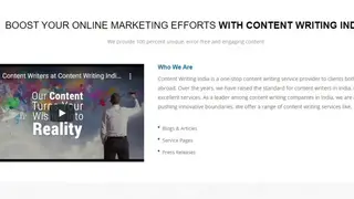 Content Writing India screenshot