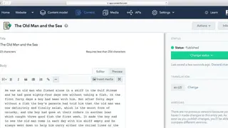 Contentful screenshot
