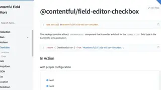 Contentful screenshot