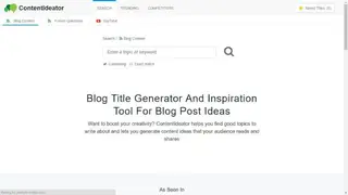 ContentIdeator screenshot