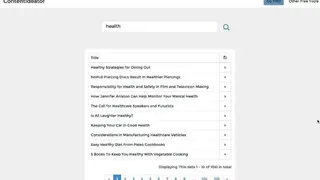 ContentIdeator screenshot