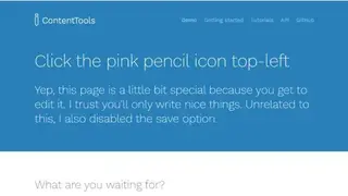 ContentTools screenshot