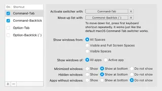 Contexts screenshot