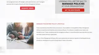 ConvergePoint Policy Management screenshot