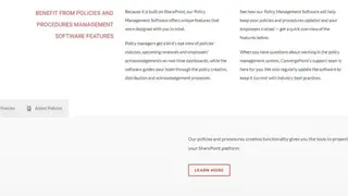 ConvergePoint Policy Management screenshot