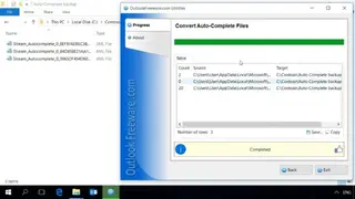 Convert Auto-Complete Files for Outlook screenshot