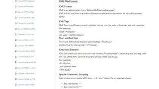 Convert XML File to Excel File (XLS) Online screenshot