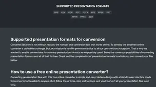Converter365 Convert PPT to MP4 screenshot