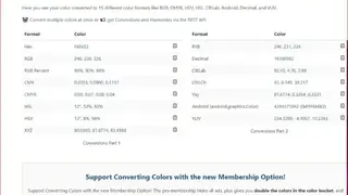 ConvertingColors screenshot