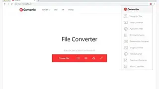 Convertio Online Audio Converter screenshot