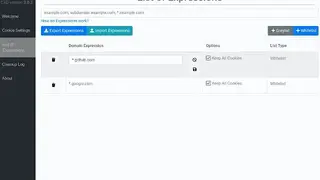 Cookie AutoDelete screenshot