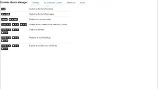 Cookie Quick Manager screenshot