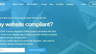 Cookiebot screenshot