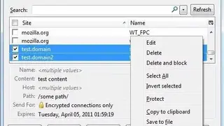 Cookies Manager+ screenshot