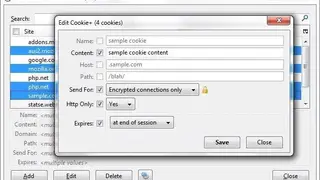 Cookies Manager+ screenshot