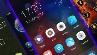 Cool Q Launcher for Android™ 10 launcher UI, theme screenshot