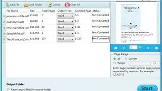 Coolmuster PDF to Word Converter screenshot