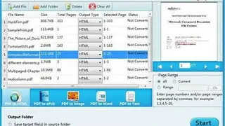 Coolmuster PDF to Word Converter screenshot