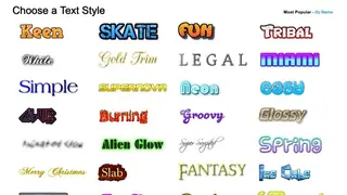 Cooltext screenshot